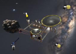Стартап Interstellar Industries представил необычный проект по захвату астероида с помощью гигантского «сачка»